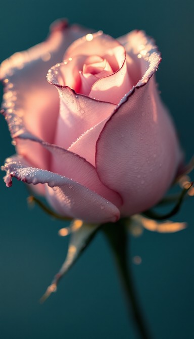 Unfurl Roses Free Dewy Pink Rose Image - Rose, Flower, Pink | Download at StockCake