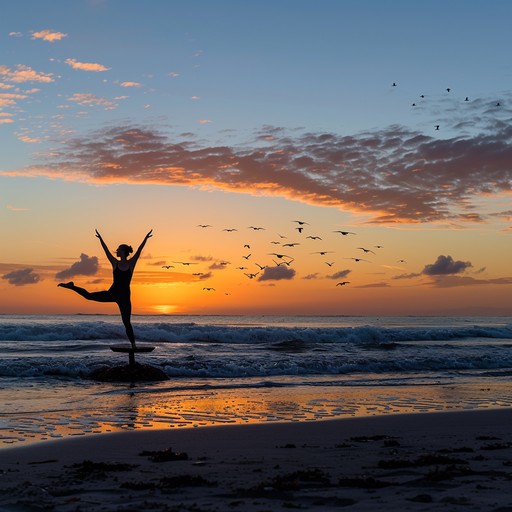 Free Sunset Yoga Pose Image - Sunset, Yoga, Beach | Download at StockCake