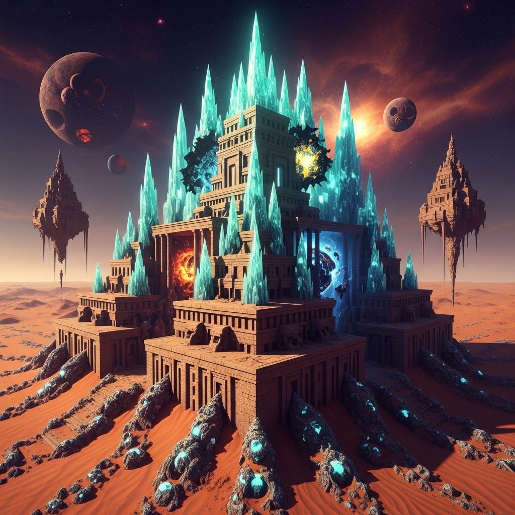 Free Crystalline Martian Citadel Image - Alien, Crystal, Martian ...