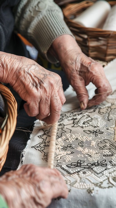 Free Crafting Delicate Lace Image - Craftsmanship, Elderly, Lace ...