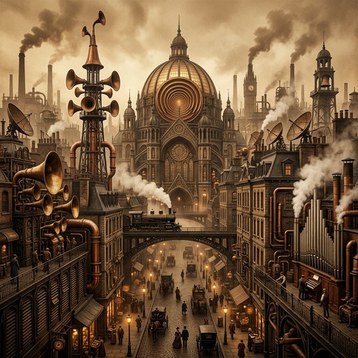Free Steampunk City Towers Image - Steampunk, Cityscape, Victorian ...