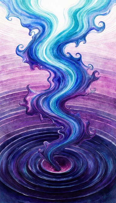 Violet Transforms Free Ascending Plasma Ripples Image | Download at StockCake
