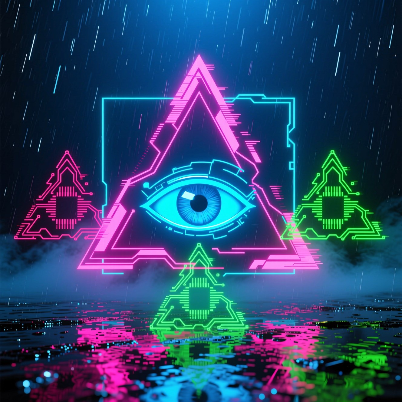 Free Neon Third Eye Photo - Cyberpunk, Neon, Eye | Download at StockCake