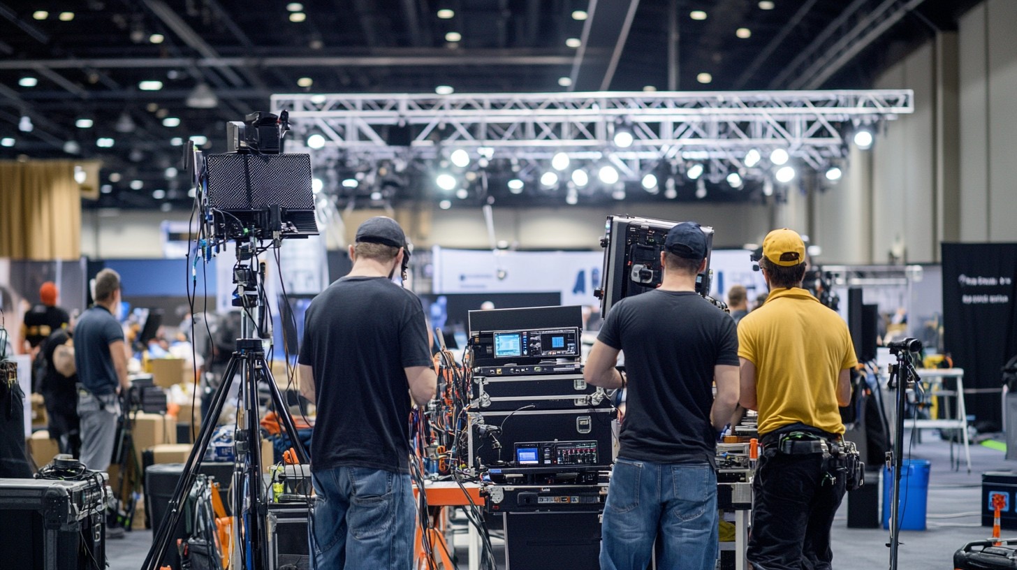 Tools Using For Set Up Event Free Event Equipment Setup Image - Convention, Technicians, Setup ...