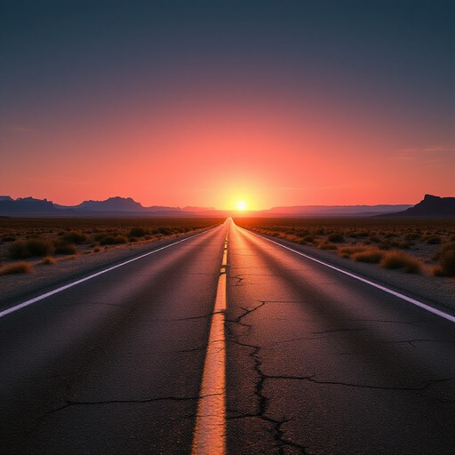 Free Endless Desert Highway Image - Highway, Desert, Sunset | Download ...