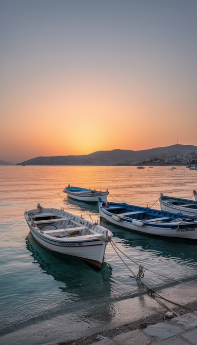 Free Bodrum Sunset Serenity Image - Sunset, Turkey, Boats | Download at ...