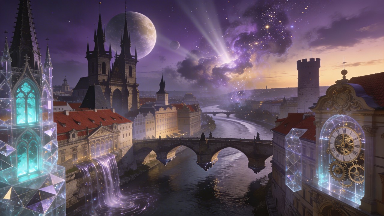 Free Cosmic Prague Fantasy Image - Prague, Gothic, Surreal | Download ...