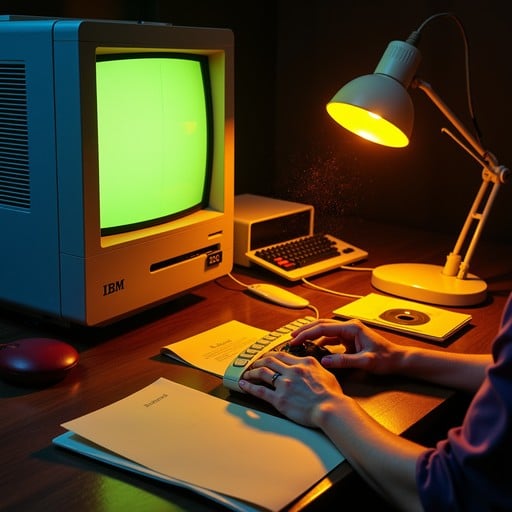 Free Vintage Computing Workspace Image - Vintage, 1980s, Computer ...