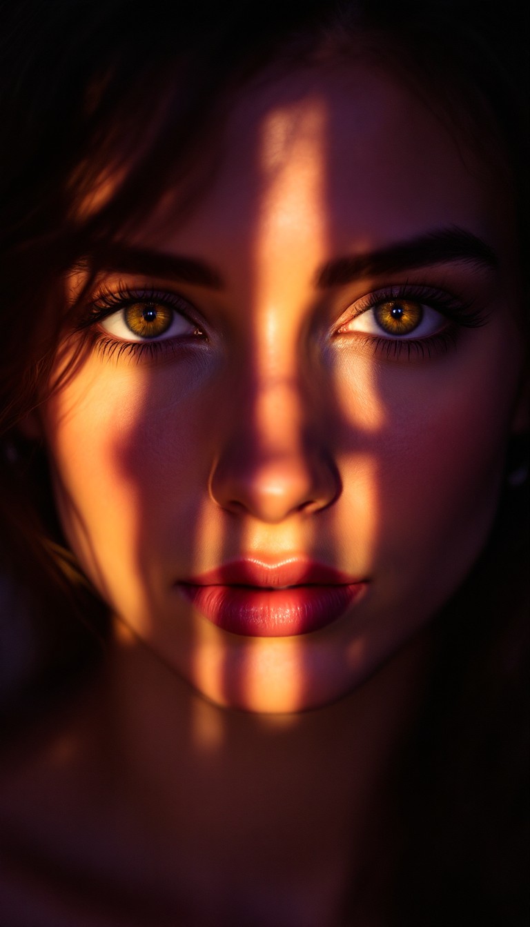 Free Amber Enigmatic Gaze Image - Portrait, Mysterious, Gaze | Download ...