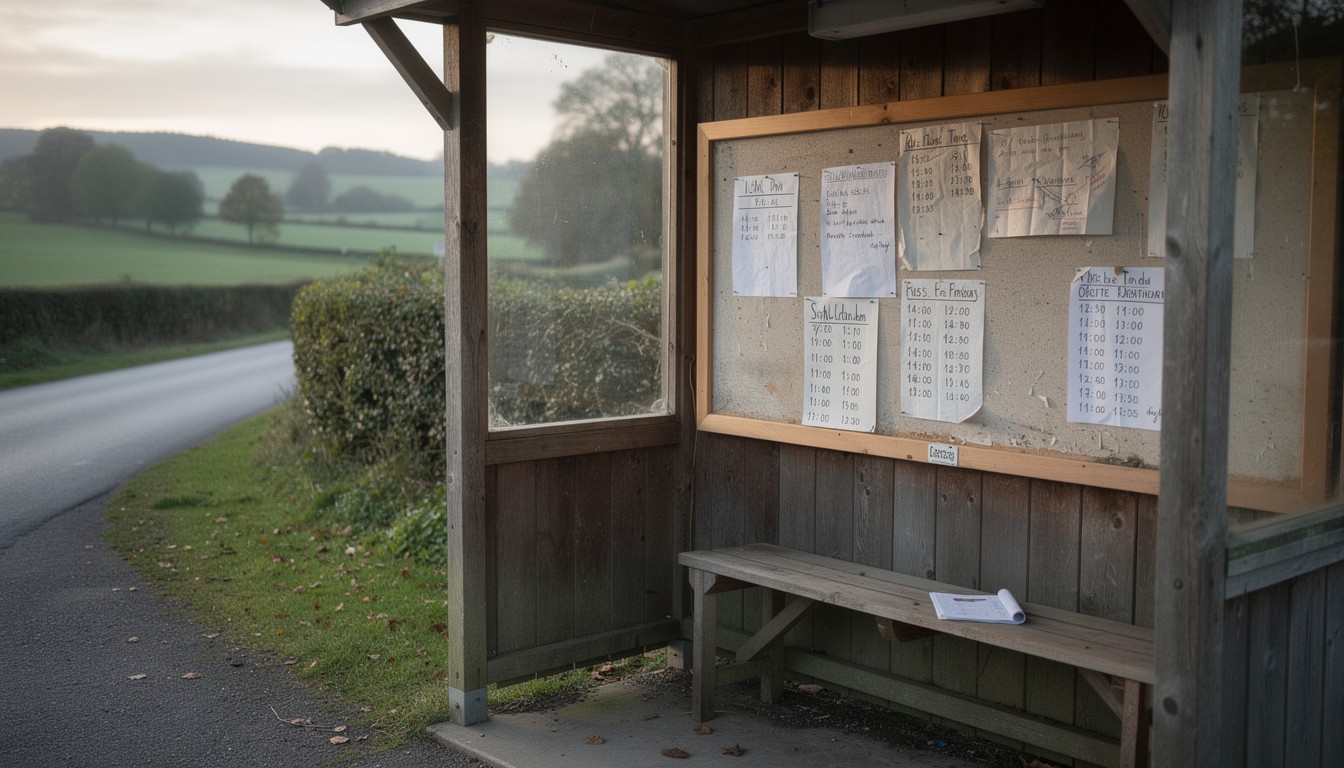 Free Rural Bus Shelter Image - Rural, Countryside, Bus | Download at ...