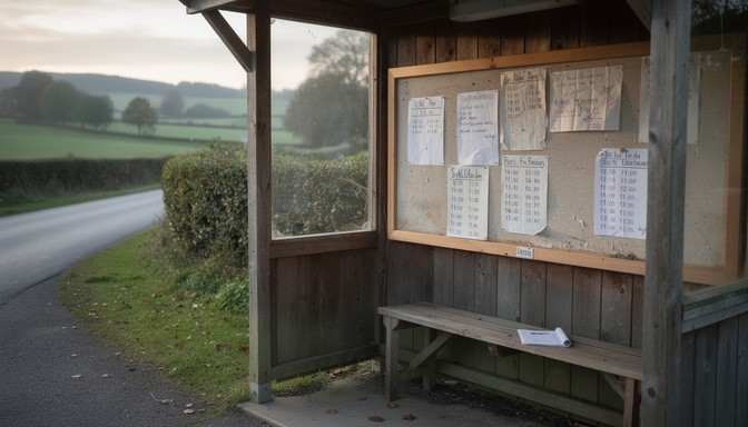 Free Rural Bus Shelter Image - Rural, Countryside, Bus | Download at ...