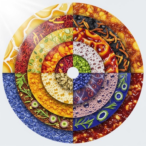 Cooking Range Texture Free Culinary Texture Wheel Image - Culinary, Textures, Radial ...
