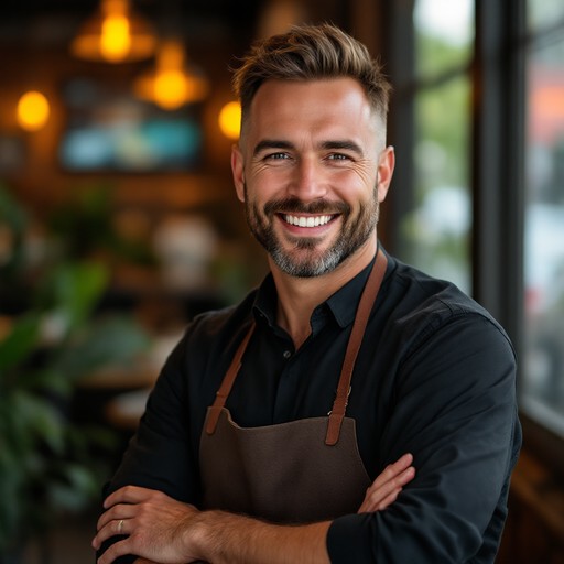 Chef/owner Free Successful Restaurant Owner Image - Chef, Owner, Entrepreneur ...