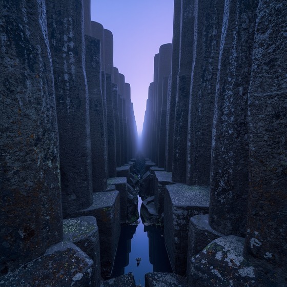 Free Stone Geometry Rising Image - Basalt, Columns, Hexagonal ...