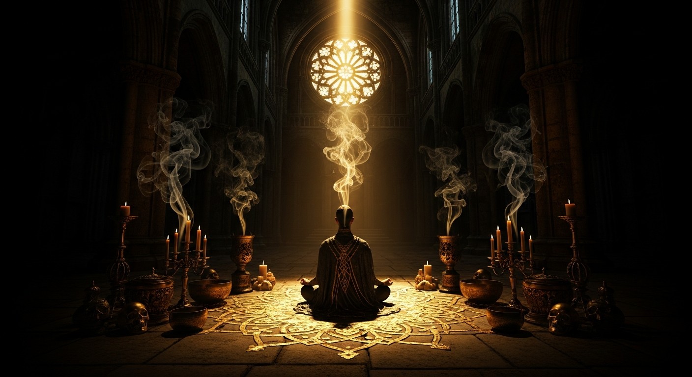 Free Sacred Golden Shadows Image - Meditation, Gothic, Cathedral ...