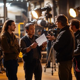 Free Film set discussion Image - Filmmaking, Studio, Script | Download ...