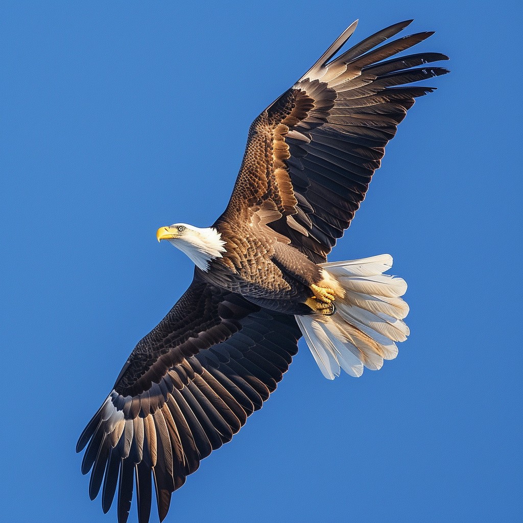 Free Eagle in Flight Photo - Eagle, Flying, Blue Sky | Download at ...