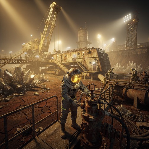 Free Alien Mining Landscape Image - Industrial, Mining, Hazmat ...