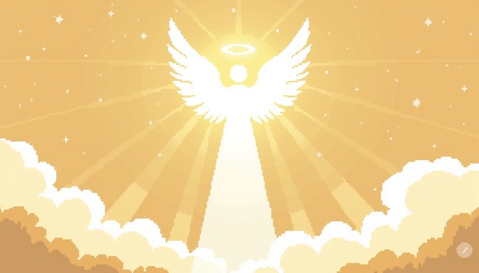 Free Ascending Angel Wings Image - Wings, Pixel, Silhouette | Download ...
