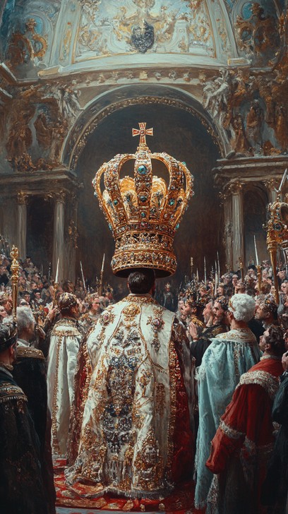 Pageant Coronation Rites Background Free Regal Ceremony Scene Image - Cathedral, Ceremony, Clergy ...