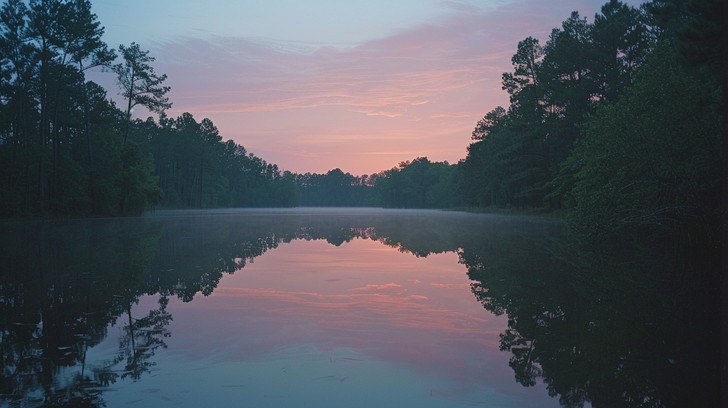 Free Serene Lake Sunset Image | Download at StockCake