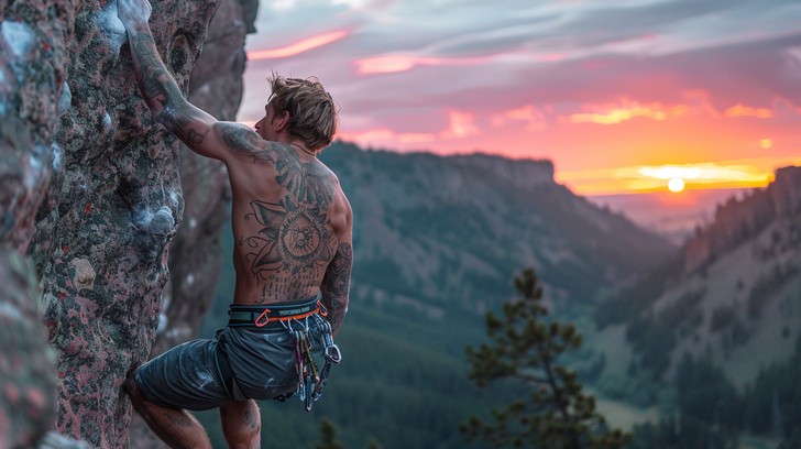 Free Sunset Rock Climbing Image - Climbing, Sunset, Adventure ...