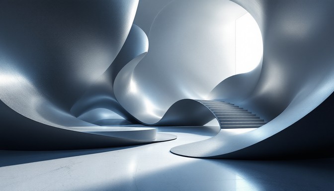 Free Flowing Silver Architecture Image - Architectural, Silver, Minimal ...