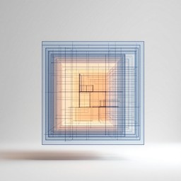 Free Layered Blueprint Square Image - Blueprint, Architectural, Minimal ...