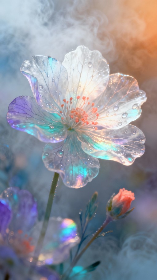 Flower Translucent Image Free Luminous Botanical Wonder Image - Flower, Ethereal, Translucent ...