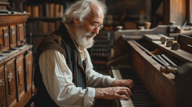 Free Senior Musician Playing Image - Elderly, Musician, Piano ...
