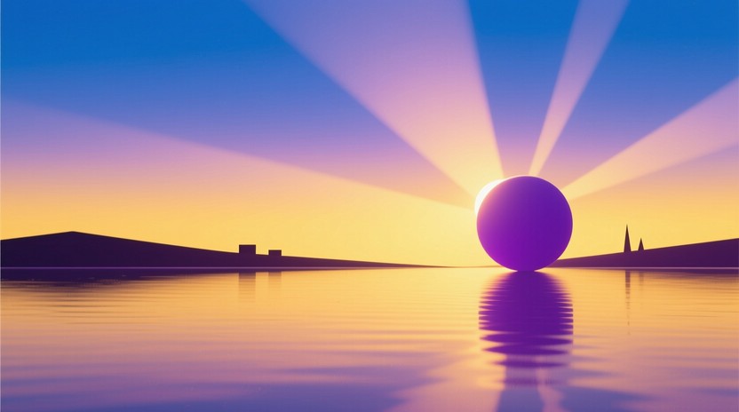 Free Sunset Water Orb Image - Sphere, Sunset, Water | Download at StockCake
