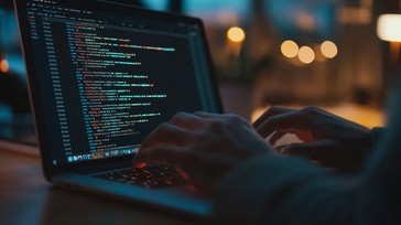 Free Coding at Night Image - Coding, Laptop, Night | Download at StockCake
