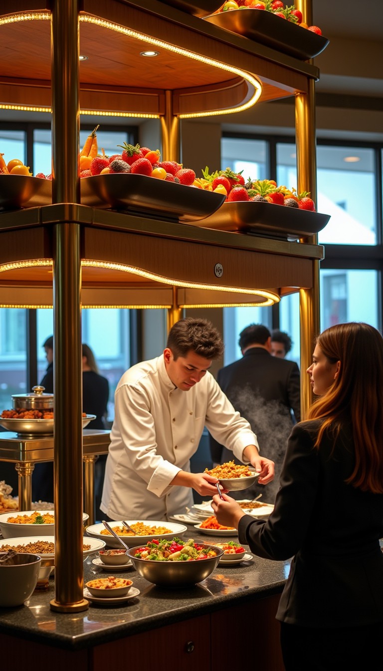 Free Elegant buffet service Image - Buffet, Chef, Restaurant | Download ...