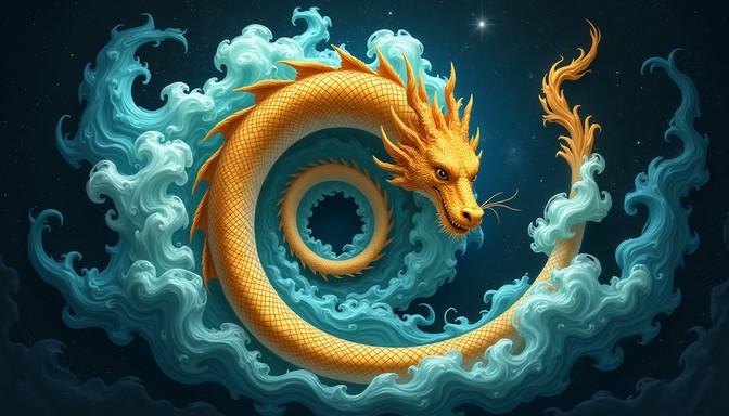 Dragon Wind Pattern Free Celestial Dragon Spiral Image | Download at StockCake