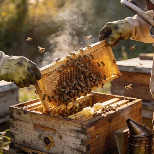Free Beekeeping golden hour Image - Beekeeping, Apiary, Honeybees ...