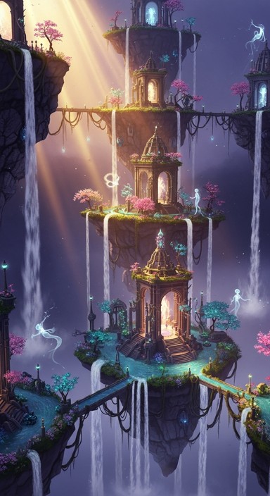 Thrive Waterfall Free Ethereal Waterfall Paradise Image - Fantasy, Waterfalls ...