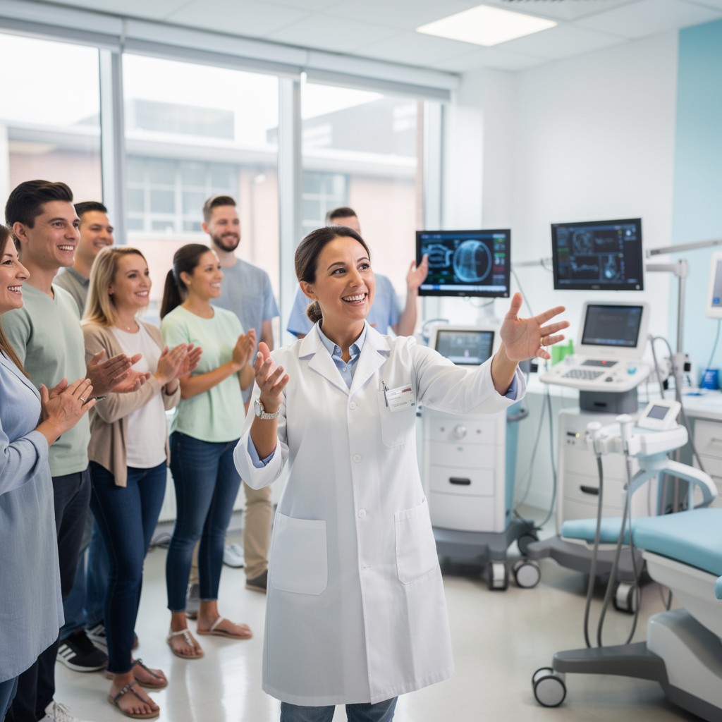 Free Medical Facility Tour Image - Doctor, Patients, Clinic | Download ...