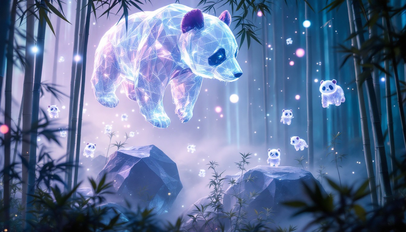 Mistral Panda Free Mystical Panda Spirit Image - Panda, Magical, Ethereal | Download ...