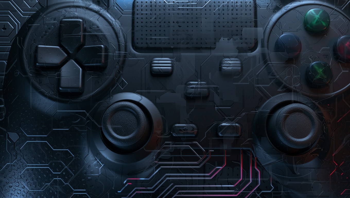 Free Cyberpunk Gaming Pattern Photo - Gaming, Cyberpunk, Controller ...