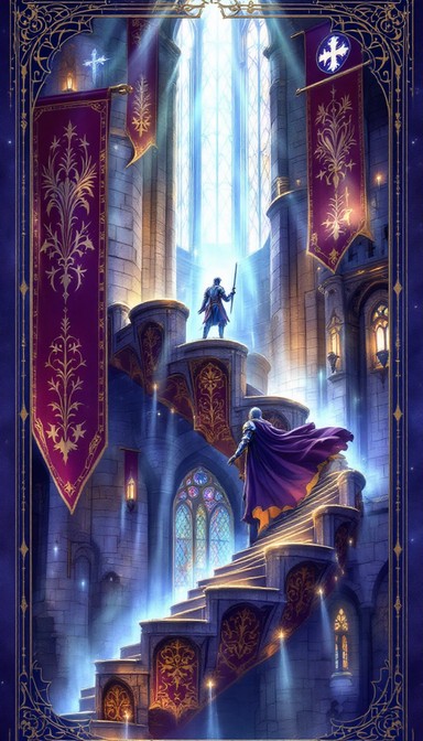 Knight Acending Free Knight's Sacred Ascent Image - Knight, Castle, Medieval | Download ...