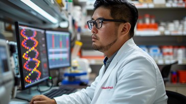 Free Scientist Analyzing Data Image - Scientist, Technology, Laboratory ...