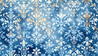 Free Elegant Blue Damask Image - Damask, Azure, French | Download at ...
