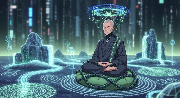 Free Digital Zen Master Image | Download at StockCake