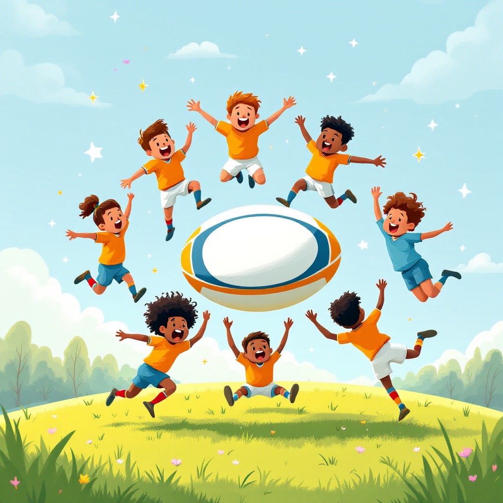 Free Rugby Kids Jump Image - Rugby, Children, Sports | Download at ...
