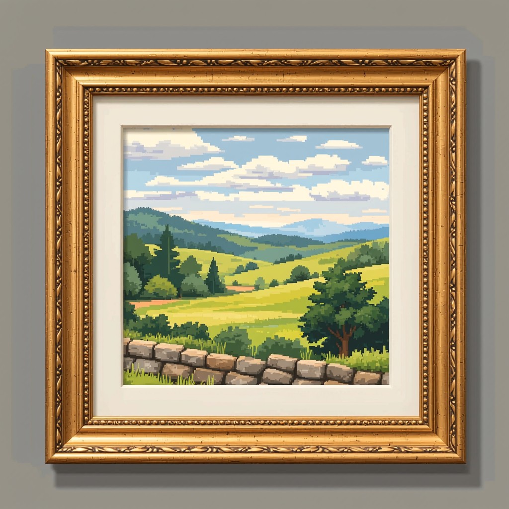 Free Framed pastoral landscape Image - Landscape, Pastoral, Countryside ...