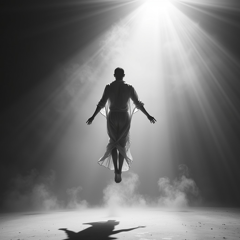 Transcending Floating Free Transcending Physical Bounds Image - Transcendence, Silhouette ...