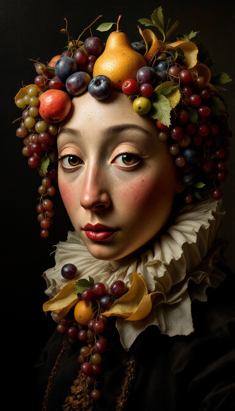 Free Renaissance Fruit Portrait Image - Fruit, Portrait, Renaissance ...