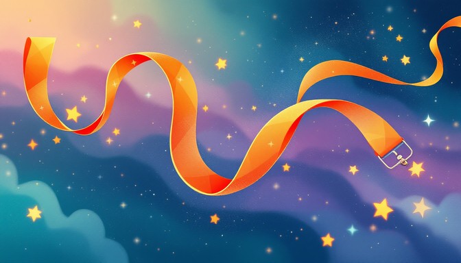 Celestial Ribbon Free Dancing Cosmic Ribbon Image | Download at StockCake