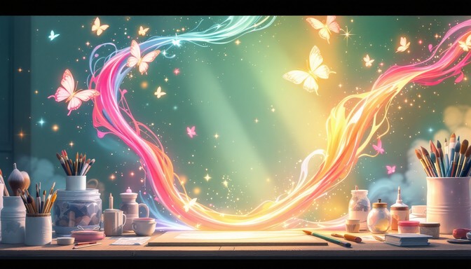 Free Magic Meets Art Image - Magical, Whimsical, Butterflies | Download ...