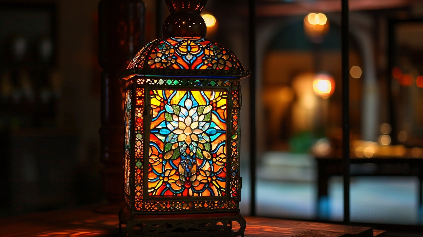 Free Vibrant Lantern Glow Image - Lantern, Mosaic, Glow | Download at ...